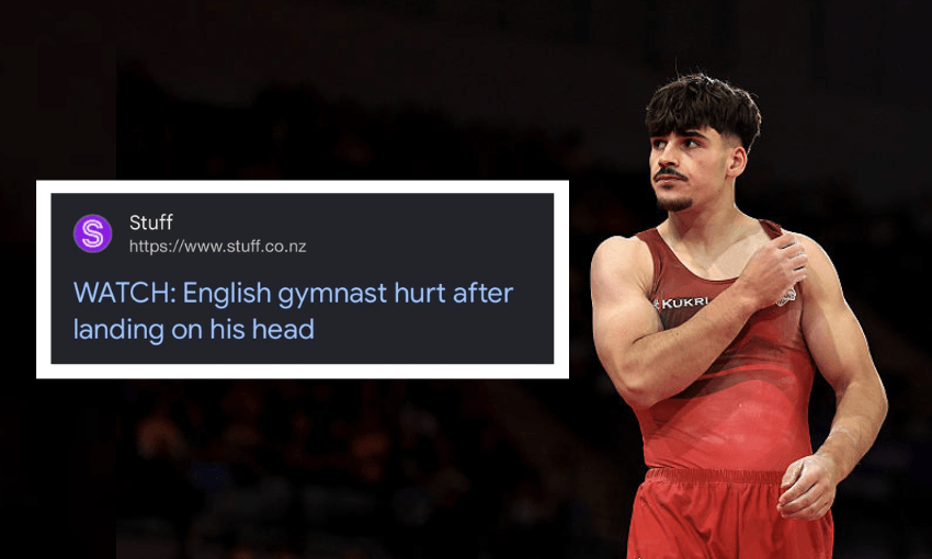DON'T WATCH: Gabriel Langton's horror Commonwealth Games fall isn't entertainment