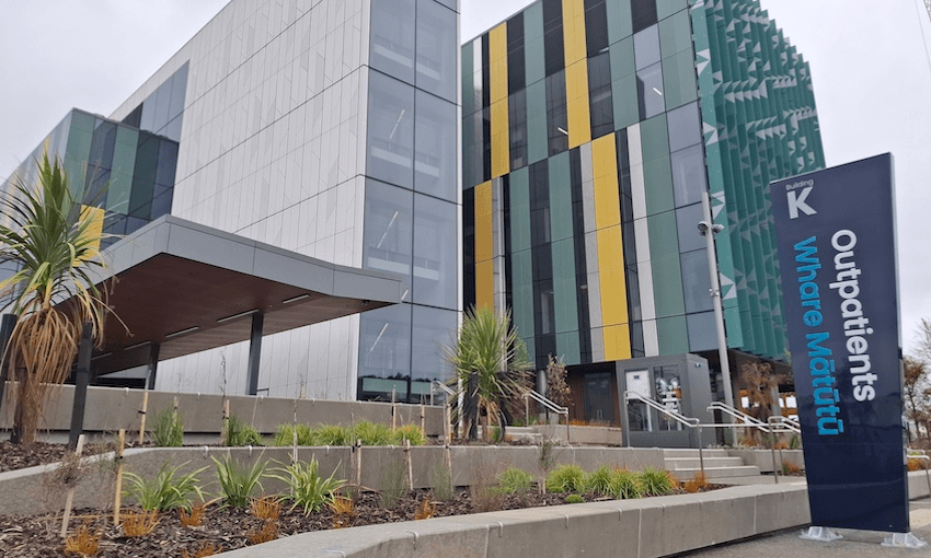 The newly opened Outpatients Whare Mātūtū in Dunedin (Photo: The Spinoff) 
