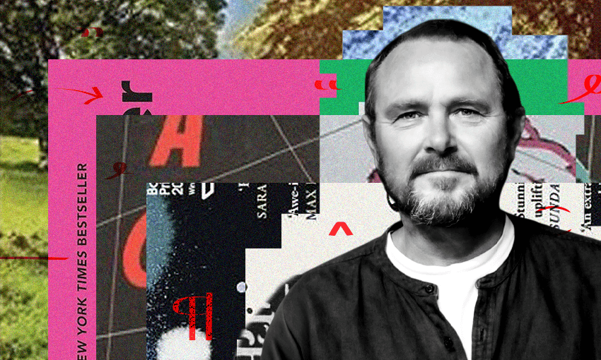 Stephen Lovatt is appearing in Silo Theatre’s production of JOB in September. (Image design: The Spinoff) 
