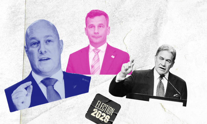 National’s coalition partners are increasingly willing to break ranks – and speak out. (Design: The Spinoff) 
