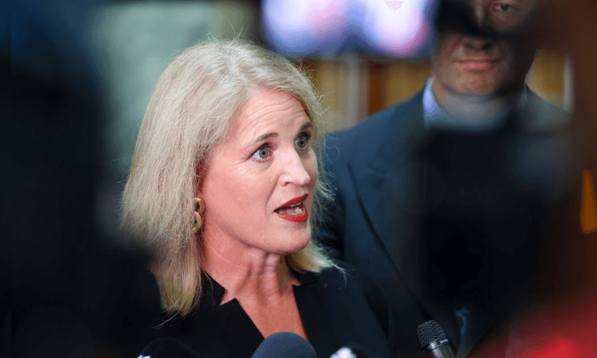 Social development minister Louise Upston (Photo: Hagen Hopkins/Getty Images) 
