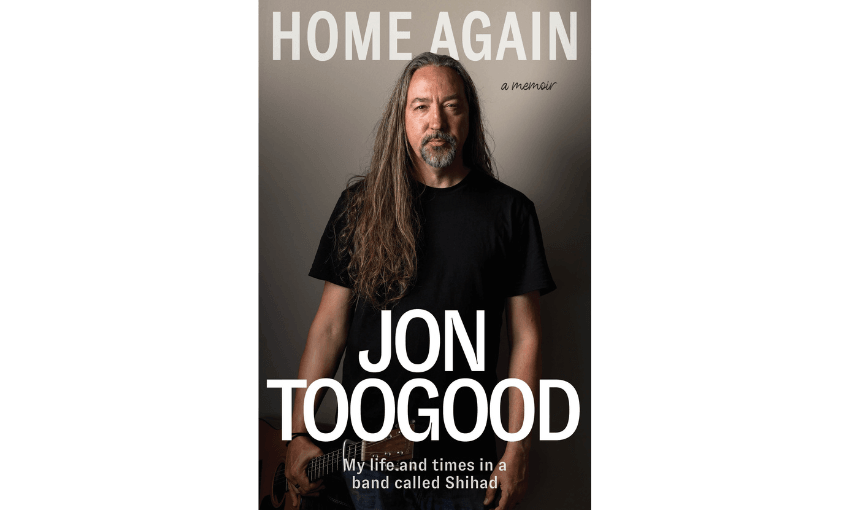The cover of Jon Toogood's memoir which features a photo of Jon Toogood.