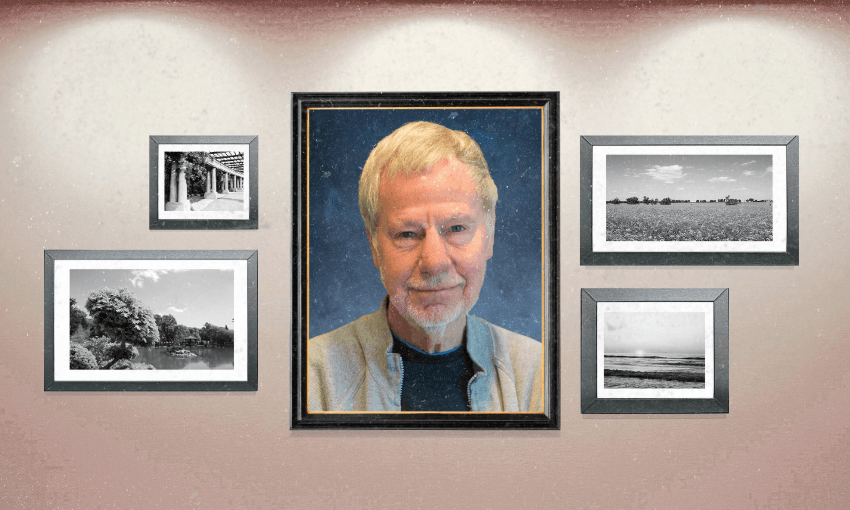 David Hill (Photo: Supplied. Design: The Spinoff) 
