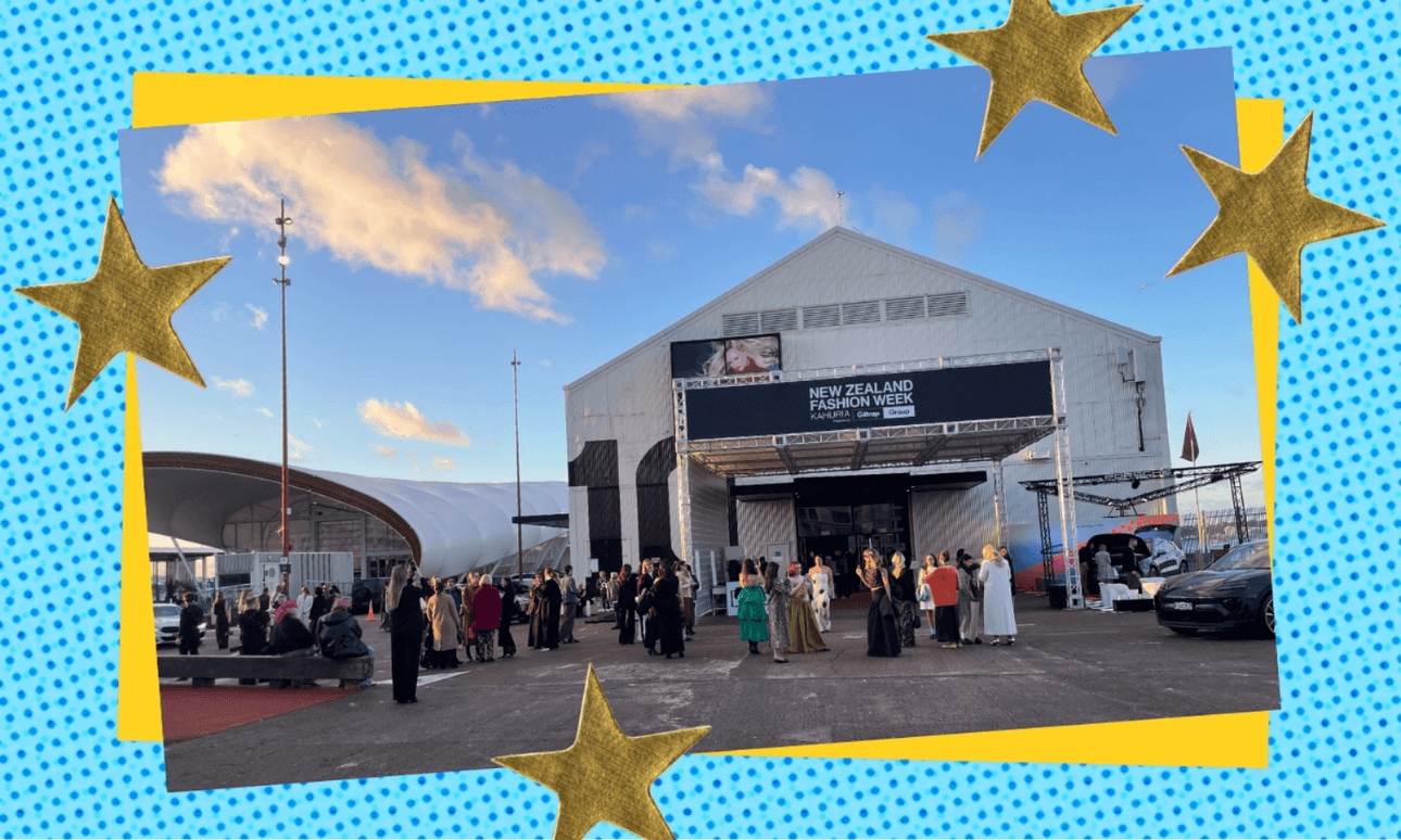 Show-goers at Shed 10 in Auckland