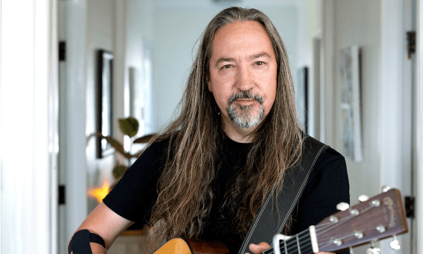 Jon Toogood’s guitar still brings him joy, but he has so much more in his life now, too. (Photo: supplied) 
