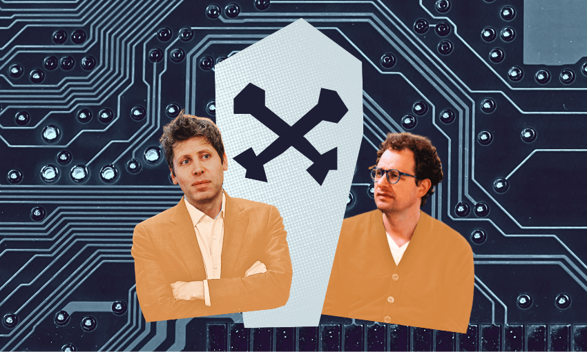 Sam Altman and Dario Amodei