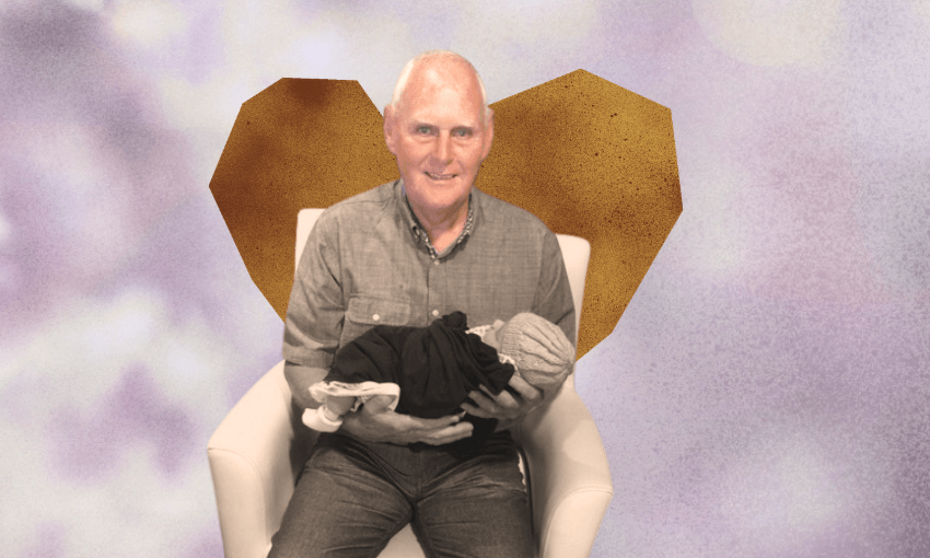 The writer’s stepfather. (Photo: supplied. Design: The Spinoff) 
