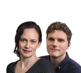Alex Beattie and Rebecca Priestley