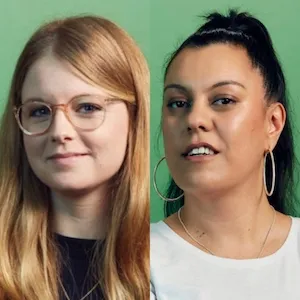 Alex Casey and Leonie Hayden