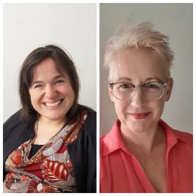 Amy Hogan and Rebekah Graham