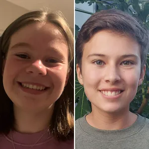 Annabel June Barlow and Ruby Santos-Jackson
