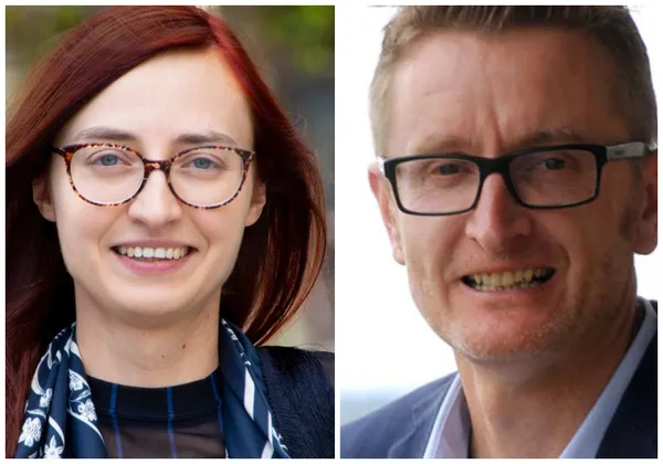 Marta Rychert and Chris Wilkins