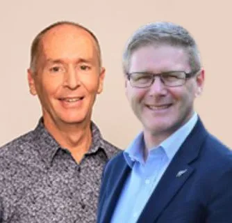 Mike Burrell and Mike Bennetts