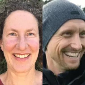 Ursula Cochran and Jamie Howarth