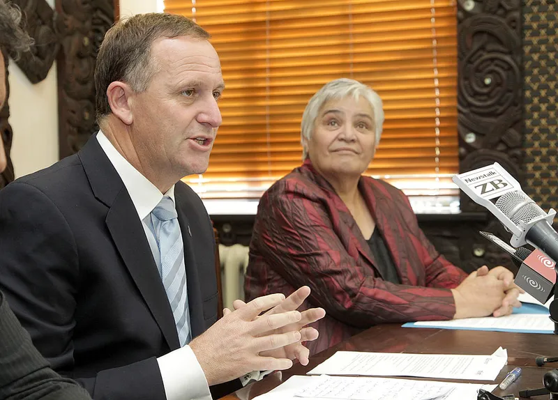 John Key Announces Confidence And Supply Agreement With The Maori Party