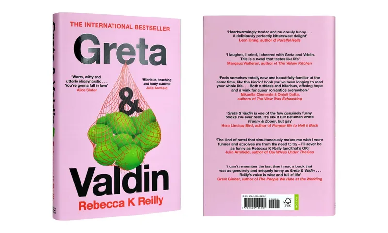 The front and back covers of Greta & Valdin by Rebecca K Reilly.