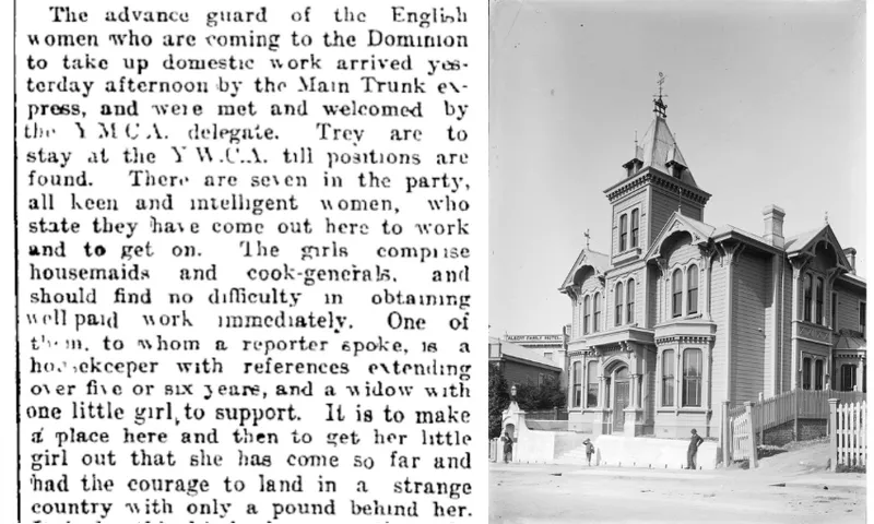 Newspaper clipping and YWCA where the women would have stayed - 3