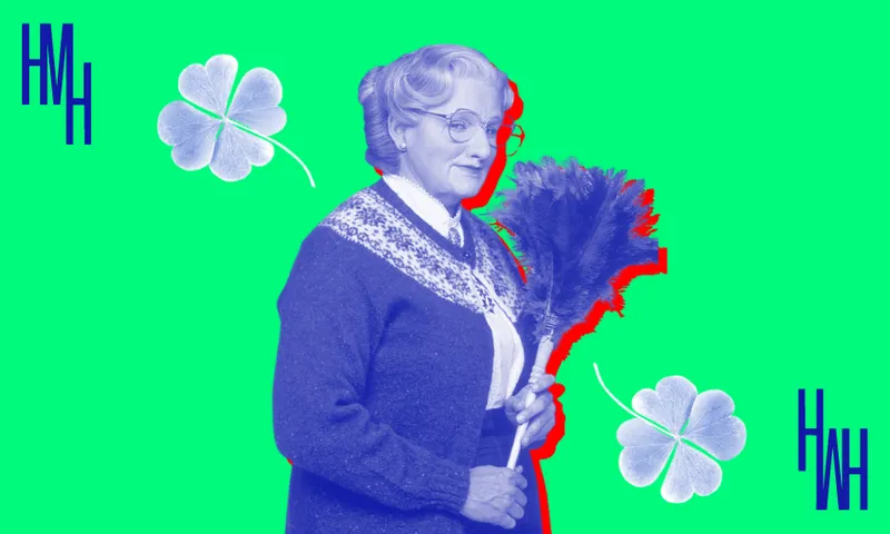 Robin Williams as Mrs Doubtfire