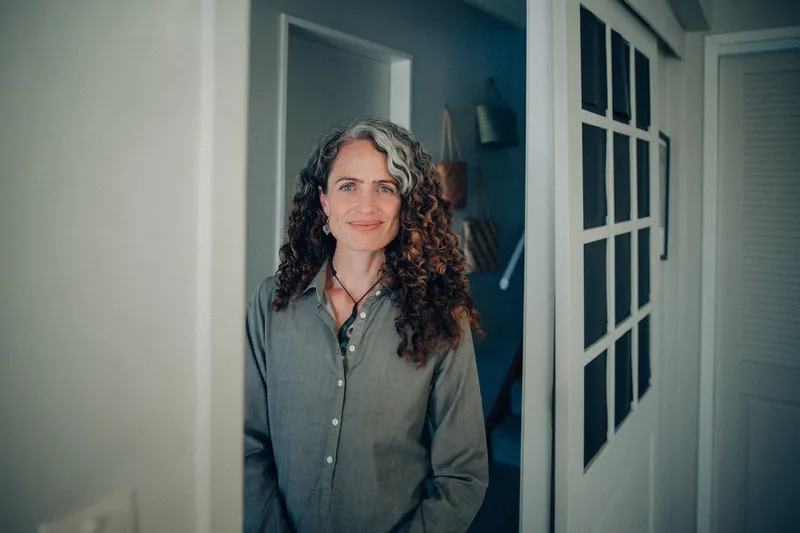 photo of Nadine Hura inside a house