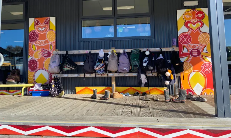 Whangara School gumboots and poi - 1