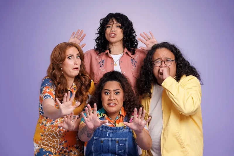 The four presenters of the documentary series Don't