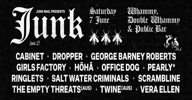 goth styled gig poster