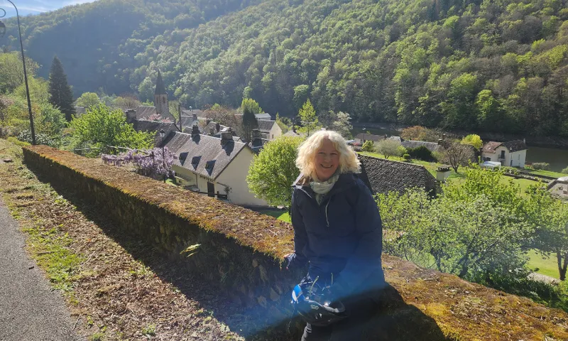 Maria Gill in France on Wake's trail. - 1