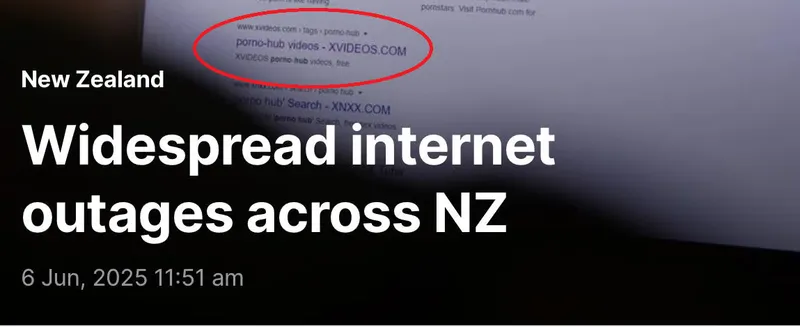a pink-tinted link to 'porno-hub videos - XVIDEOS.COM' is visible above the headline