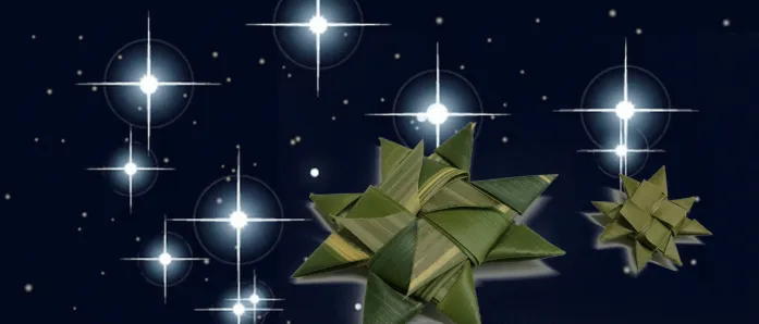 woven harakeke whetu (star)