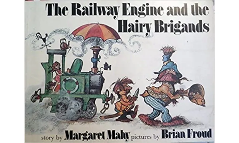 The cover of The Railway Engine and the Hairy Brigand.