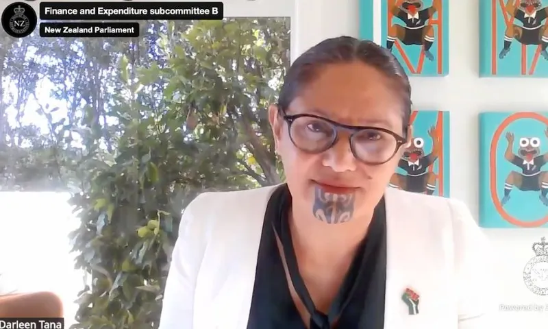 Darleen Tana Zooms into the select committee.