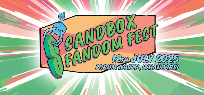 graphic saying sandbox fest