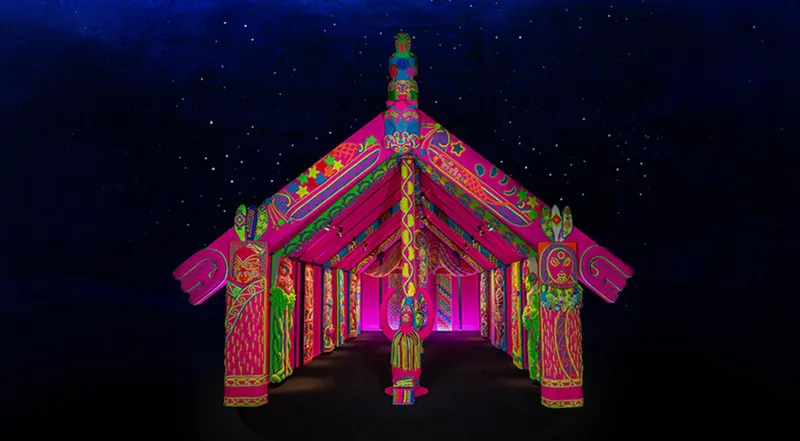 fluro crotchet wharenui