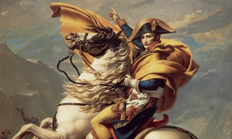 Napoleon crossing the alps