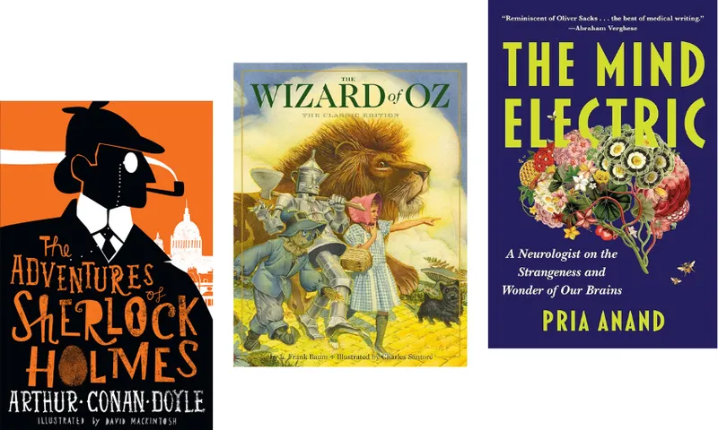 Three book covers.