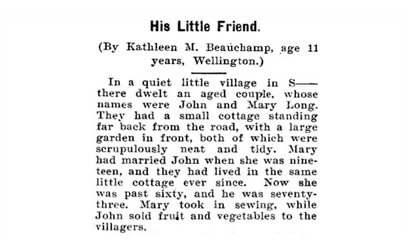 His Little Friend KM 1900 - 1