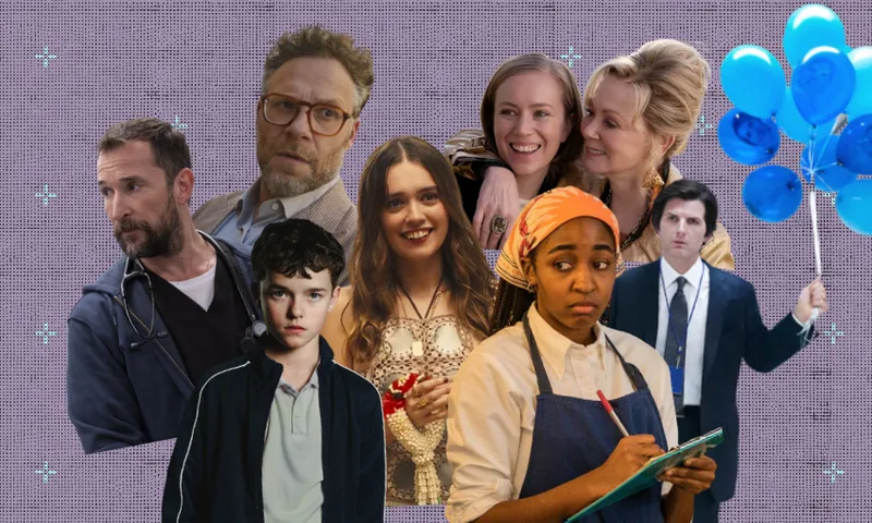 A collage of characters from a variety of Emmy-nominated TV shows