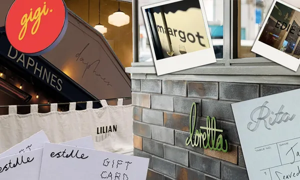Some of the many restaurants named after women.