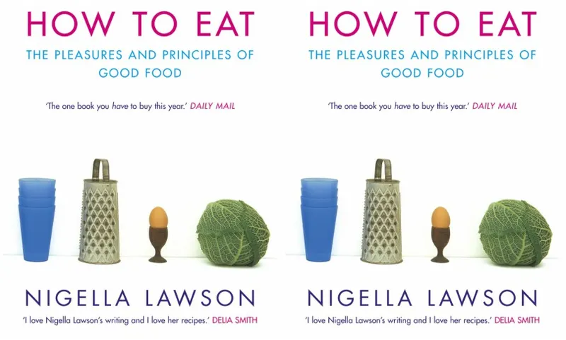 The covers of Nigella Lawson side by side.