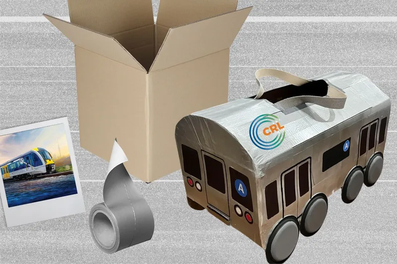 Go as a CRL train for Halloween