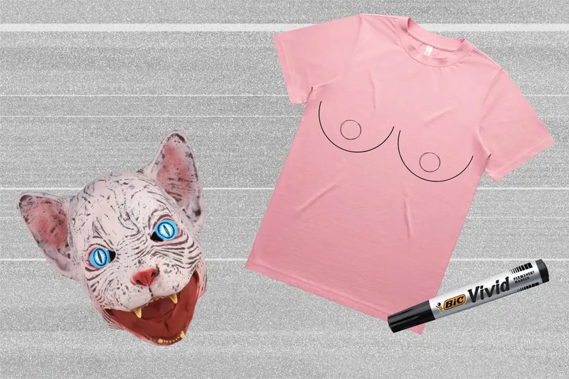 A shocking costume