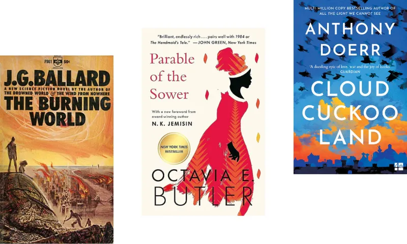 Three book covers.