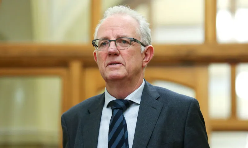Greg O'Connor arrives at parliament