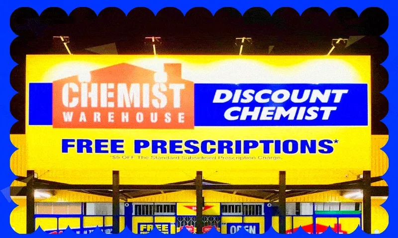 a gif of chemist warehouse looking a bit scary and overwhelming