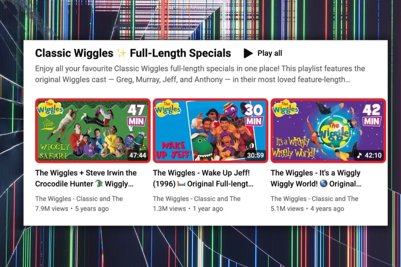 The Wiggles on YouTube