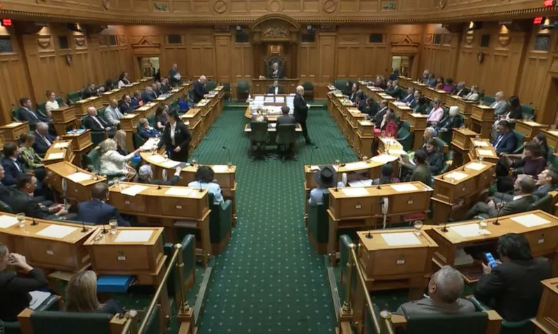 A wide-shot of the inside of the House on Tuesday 16th, taken from Parliament On Demand.
