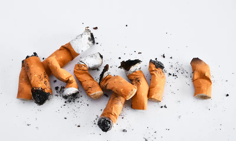 Cigarette butts