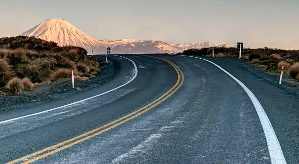 A winter landscape from New Zealand National Park