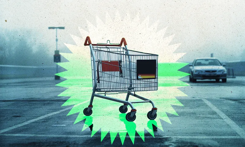 Abandoned trolley