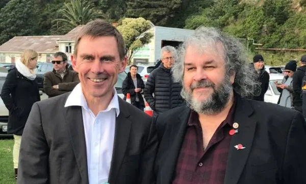 Andy Foster with Peter Jackson via facebook